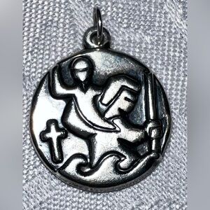James Avery St. Christopher Sterling Silver Medal - RETIRED design